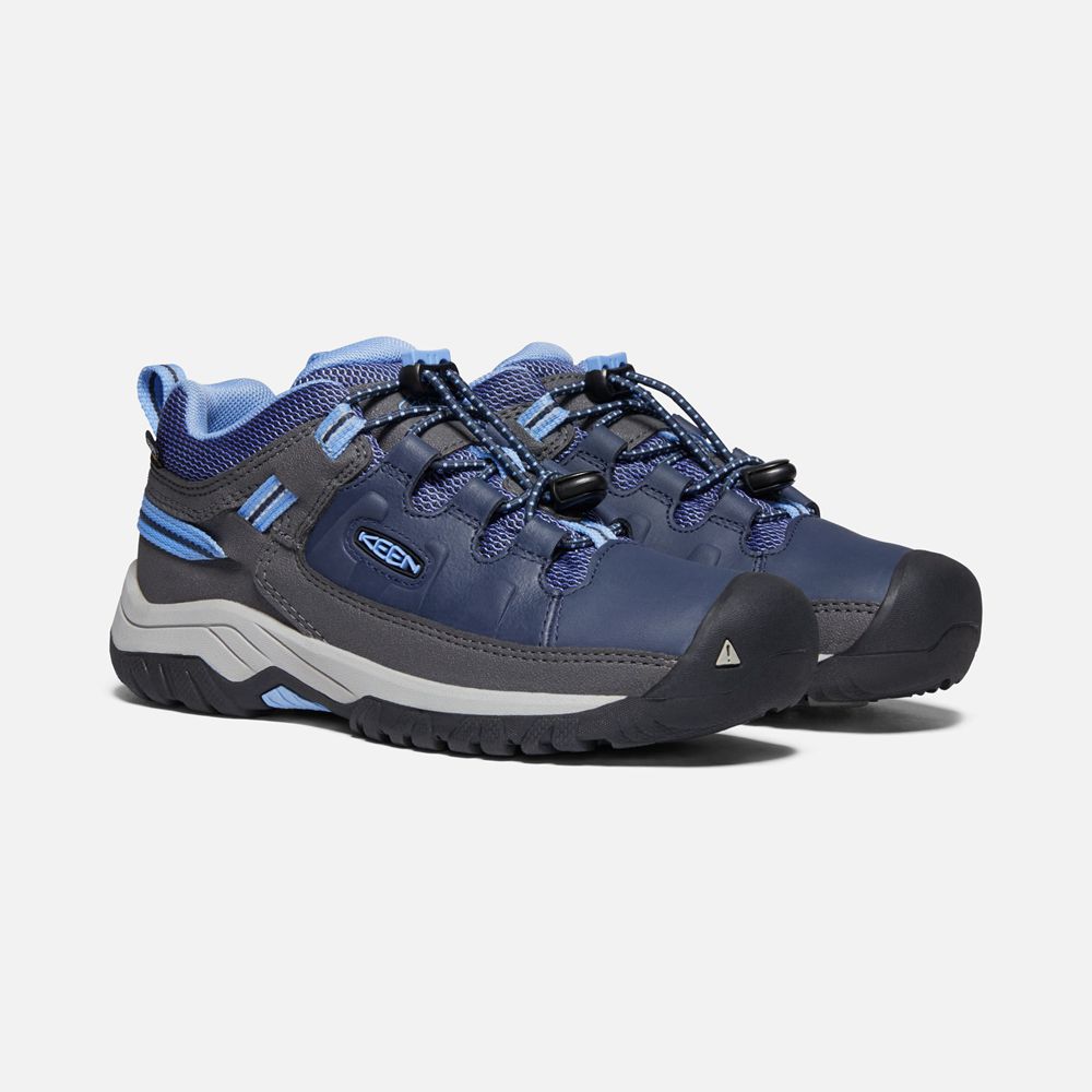 Zapatos de Seguridad Keen Mexico Azules - Niños Targhee Waterproof - WC9012637